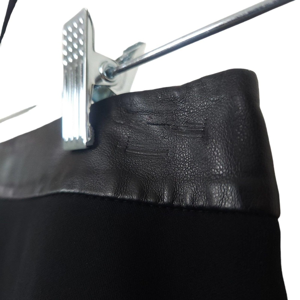 Ann Taylor Faux Leather-Trim Scuba Skater Mini Skirt - Picture 6 of 6